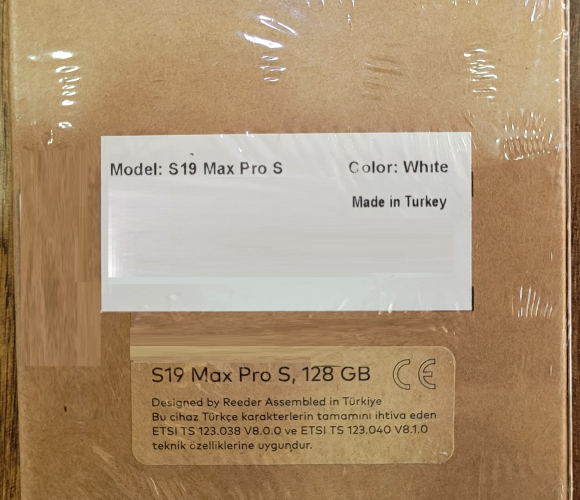 Cep Telefonu S19 Max Pro S (Renk : Beyaz) - 3