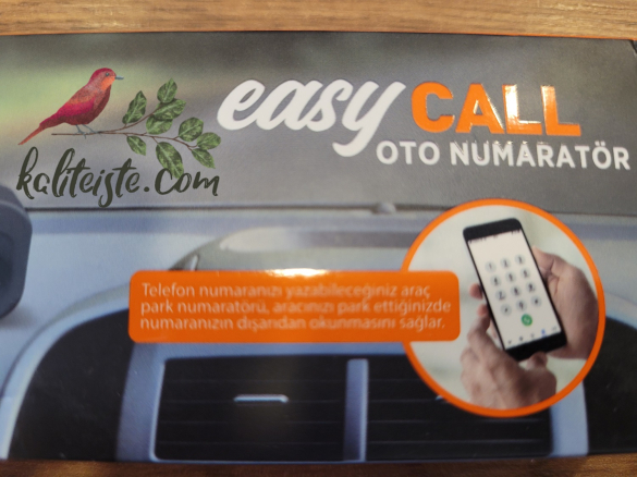 Easy Call Numaratör (Araç İçi Telefon Numarası Gösterici) - 3