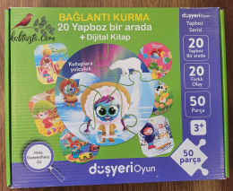 Eşleştirme Yapbozu 50 Parça Bağlantı Kurmak