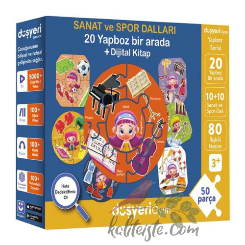 Eşleştirme Yapbozu 50 Parça Sanat Ve Sporlar - 2