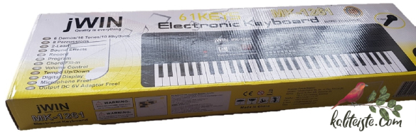 Jwin Mk-1261 61 Tuşlu Elektronik Org + Adaptör Ve Mikrofon - 1