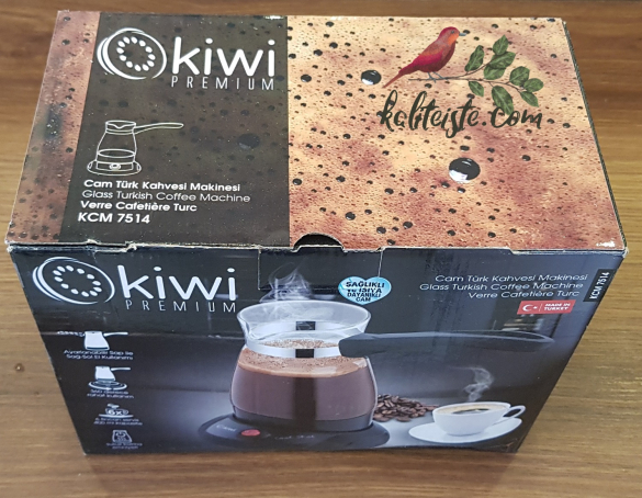 Kiwi Kcm 7514 Cam Türk Kahvesi Makinası - Elekrikli Cezve - 0