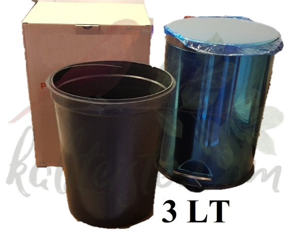 Krom Pedallı Çöp Kovası 3-5-8-12-16-20-30-40 LT Seçenekli - 0