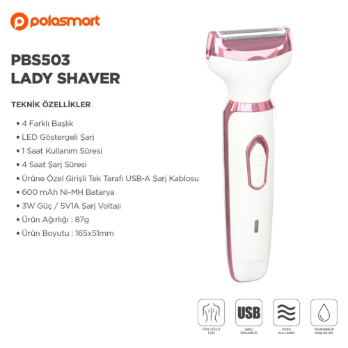 LADY SHAVER - TÜM VUCUT PBS503 - 3