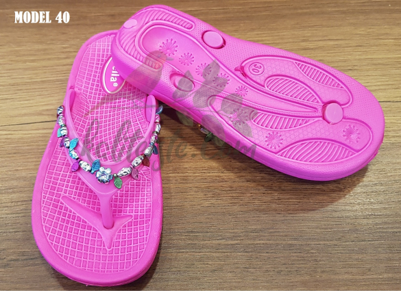 Model 40 Kız Çocuk Taşlı Parmak Arası Terlik Ayakkabı - 3