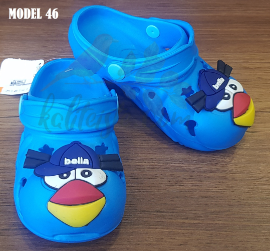 Model 46 Figürlü Çocuk Sandalet Terlik Ayakkabı - 2