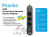 Piranha 3395 Termal Akım Korumalı 3 USB li Priz - Thumbnail (2)