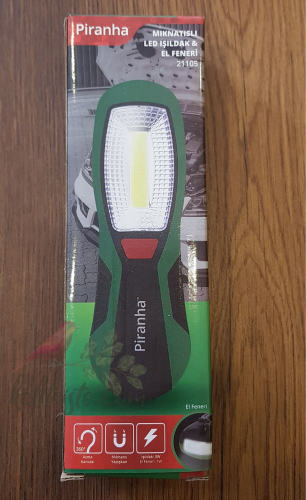 Piranha Mıknatıslı Led Işıldak El Feneri 21105 - 1