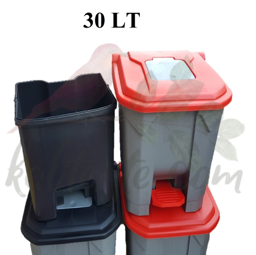 Plastik Pedallı Çöp Kovası 30 - 50 - 70 LT Seçenekli - 0