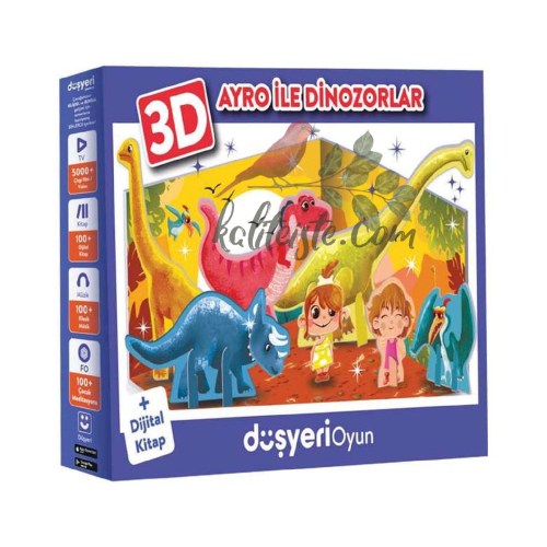 Puzzle 3D Ayro İle Dinazorlar - 2