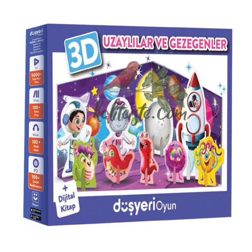 Puzzle 3D Uzaylılar Ve Gezegen - 2