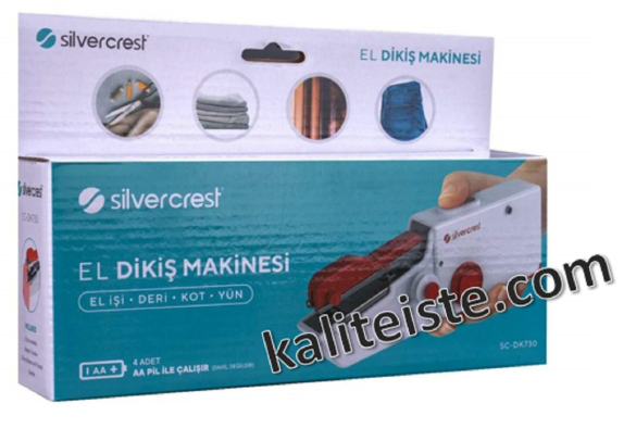 SilverCrest SC-DK730 Kırmızı Beyaz El Dikiş Makinesi - 0
