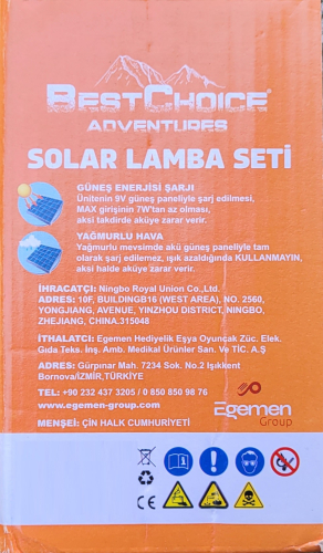 Solar Aydınlatma Sistemi - 2