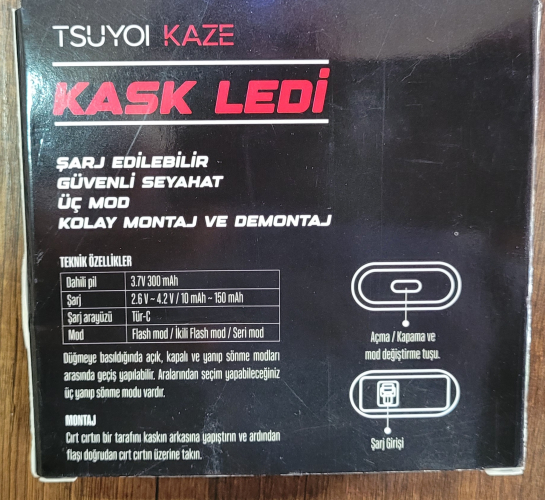 Tsuyoi Kaze Kask Ledi - 1
